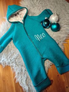 Walkoverall Petrol Boho mit Stick